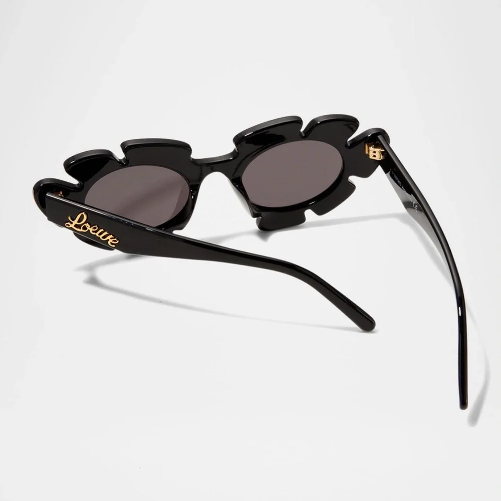 Loewe Paula’s Ibiza Flower Acetate Black Glasses